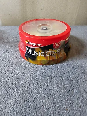 Memorex CD-R 30 Pack Blank Music Discs 40 X 80 Minute 700 MB Sealed • $15.99