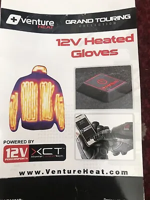 Venture 12V Heated Motorbike Gloves • $222.87