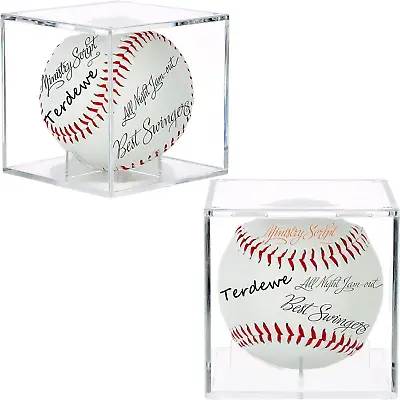 Vitrina De Beisbol Caja De Beisbol Con Proteccion Uv Cajas Beisbol De Acrilico • $20.41