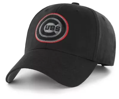 Chicago Cubs Black Logo Hat Mvp Authentic Mlb Baseball Team Adjustable New Cap • $21.99