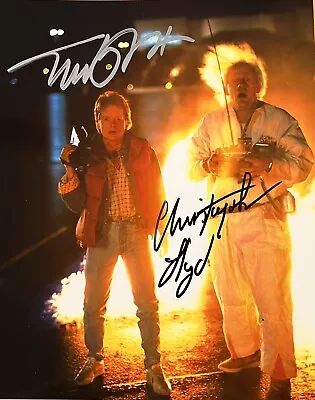 Michael J Fox Christopher Lloyd With COA Back To The Future Signed Autograph • $215