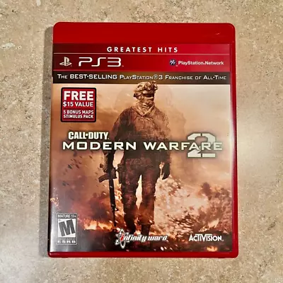 Call Of Duty: Modern Warfare 2 MW2 (Playstation 3 2009) PS3 - Complete • $8.99