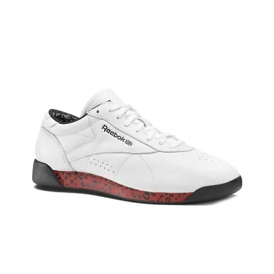 Reebok Freestyle Lo X Melody Ehsani (WHITE/RICH MAGMA) Women's Shoes CN1529 • $75.59