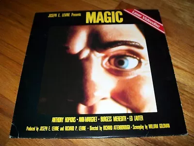 MAGIC Laserdisc LD EXCELLENT CONDITION VERY RARE HORROR ANTHONY HOPKINS STARS! • $9.99