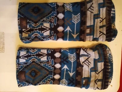 $11.99 • Buy Organic Cotton Reversible Arm Warmers Gauntlets Handwarmer Gloves Hippie Boho