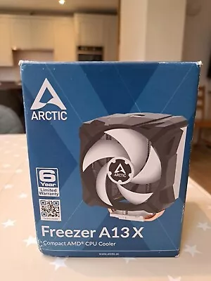 Arctic Freezer A13 X Compact AMD Quiet CPU Cooler AMD Socket AM4 • £10