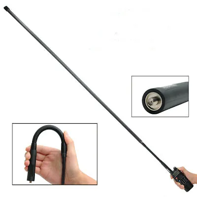 Dual Band VHF / UHF 48.8'' Gooseneck SMA-Female Antenna For Baofeng Abbree Radio • $16.09