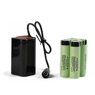 Spare 8.4V 6400 MAh Rechargeable Battery Pack For LED Bicycle Bike Light Lamp • £13.19
