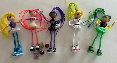 Vintage Betty Spaghetty 5 Dolls Plus Accessories UK Flag Butterfly RARE • $50