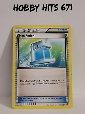Max Potion 103/122 Uncommon Trainer  Pokemon TCG XY Breakpoint Near Mint • $1.49