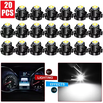 20X White T3 Neo Wedge LED Dashboard A/C Climate Control HVAC Switch Light Bulbs • $8.98