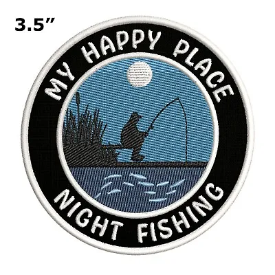 LARGE MOUTH BASS PATCH Embroidered Iron-on FISHING FISH Largemouth NOVELTY GIFT • $5