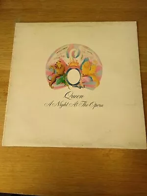 Queen – A Night At The Opera - Genuiine 1975 UK Press + Inner + Embossed Cover • £14.99