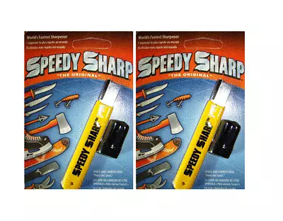  The Original  Speedy Sharp Carbide Sharpener Knife Sharpener Yellow 2 Pack • $26.99