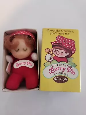 Vintage 80s Fun World Fruit Scented Berry Pie Matchpack Pocket Doll Res • $7.99