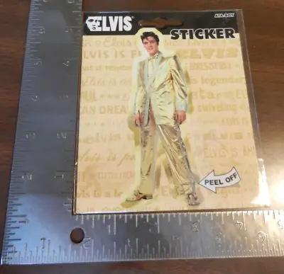 New Elvis Presely With Gold Costume Sticker • $5.99