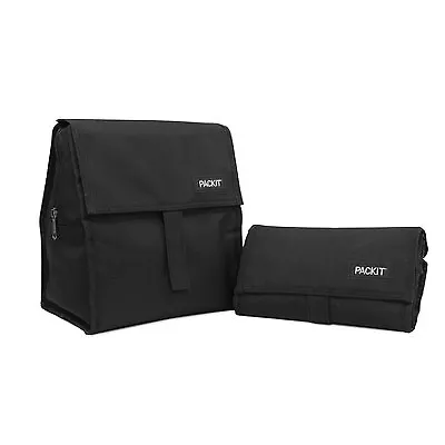 $17.99 • Buy PackIt Freezable Lunch Bag - Black