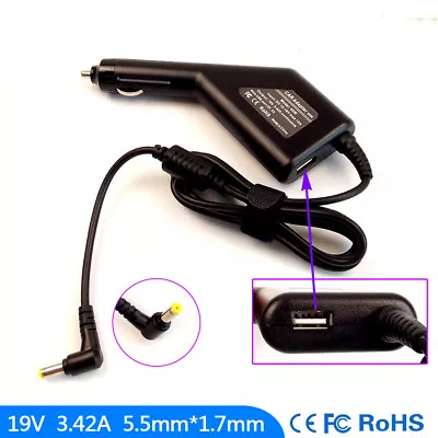 Laptop DC Adapter Car Charger USB Power For Acer Aspire V5-431P V5-561G E1-570 • $39.89