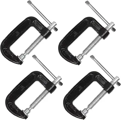 C-Clamp Set Heavy Duty Steel C Clamp Industrial Strength C Clamps - High Qualit • $16.42