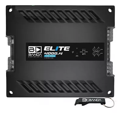 BANDA ELITE AUDIOPARTS ELITE 4000.4 4 Channel Car Audio Amplifier 4000W. • $603.92