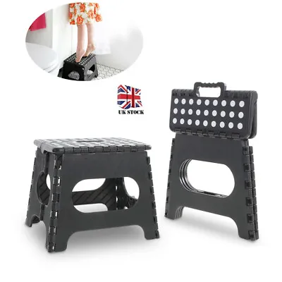 £7.99 • Buy Folding Foot Step Stool Multi Purpose Plastic Foldable Easy Storage Home Kitchen