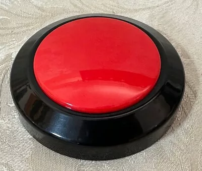 Talking Red Button Voice Clock - Blind Visually Impaired Elderly Dementia • £11.99