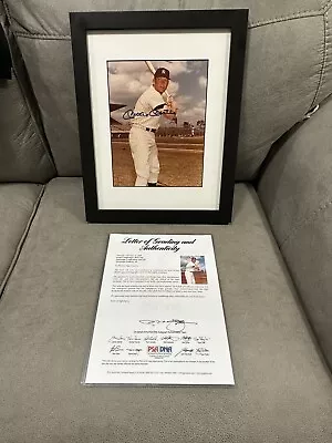 MICKEY MANTLE Signed FRAMED 8x10 Photo PSA/DNA COA Graded Gem Mint 10 NY YANKEES • $600