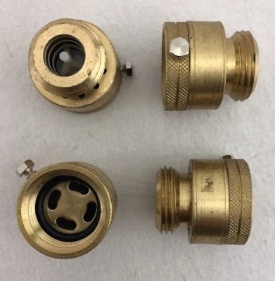 $39.99 • Buy  New Set Of 4 Brass Hose Bibb Vacuum Breaker Lot Backflow Preventer Anti-Siphon