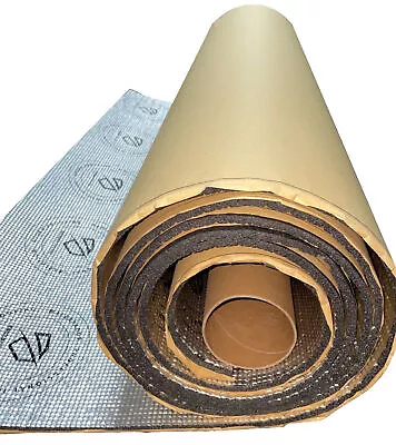 Sound Deadening Van Heat Thermal Insulation 10mm Thick Acoustic Foam Roll 5m 10m • £67.99