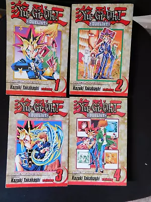 Ju-Gi-Oh! Duelist By Kazuki Takahashi Paperback 1996 - Bundle 4 Books - Manga • £19.99