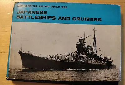 JAPANESE BATTLESHIPS &  CRUISERS -  Navies Of The Second World War SK Sha 1968 • £10