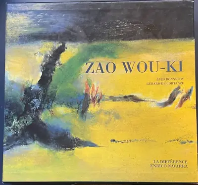 $500 • Buy ZAO WOU KI - Yves Bonnefoy - THE DIFFERENCE 1998 - EXCELLENT CONDITION
