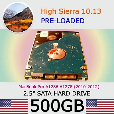 2012 MacBook Pro - 500GB 2.5” Hard Drive | A1278 A1286 13  15  1 Tested✔✔✔ • $18.99