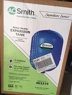 AO Smith Water Heater 5-Gallon Expansion Pressure Tank NIB • $60.14