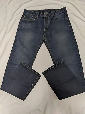 Men's Levis 514 Slim Fit Straight Leg Jeans Tag Size 34x34 Measures 36.5x34 • $31.99