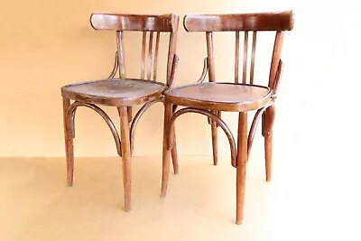 Bentwood Chairs Vintage Stools Seat Bench Embossed Mundus Style 1950s With Tag • $194.90