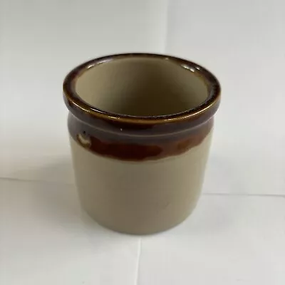 Vintage Pearsons Of Chesterfield Brown Pottery Storage Jar 7 Cm Country Style • $25