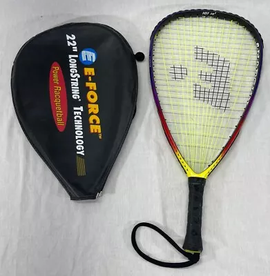 E-Force Anarchy Racquetball Racquet 107 22  LongString Technology 3 5/8 • $19.99