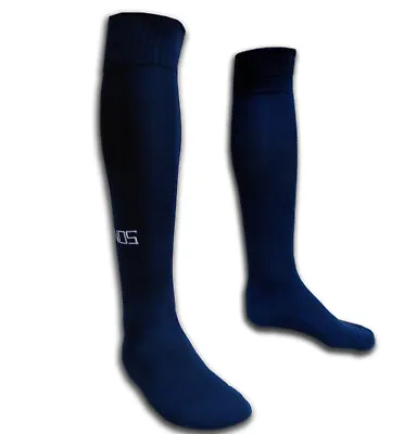£4.99 • Buy ICHNOS Navy Blue Team Kit Sport Rugby Football Soccer Player Socks Adult Size