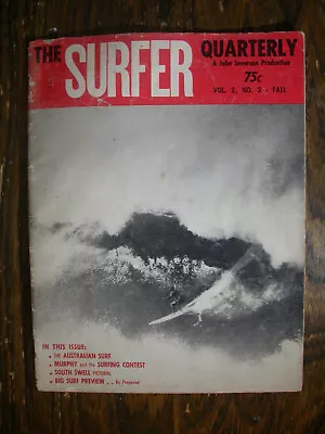 Vintage Surfer Magazing Vol 2 #3 1961 • $175