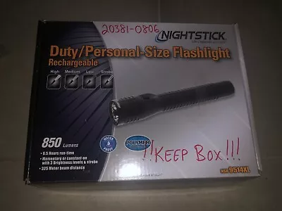 $129.99 • Buy Nightstick Flashlight NSR9514XL Duty Personal-size Dual-light Recharge Police 
