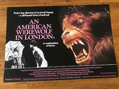 £3.99 • Buy Movie Poster An American Werewolf In London 420mm X 594mm (Size A2)