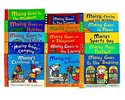 Lucy Cousins Maisy Mouse First Experience 15 Books Pack Collection Set NEW • £22.23