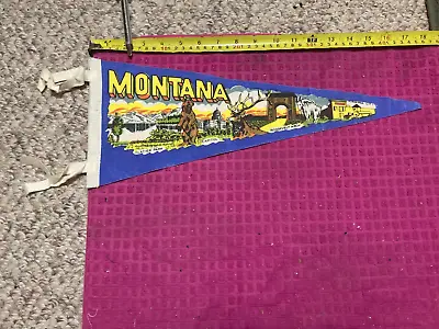 VTG Montana MT Pennant VIRGINIA CITY Glacier Park ROOSEVELT ARCH Capitol HELENA • $14.69