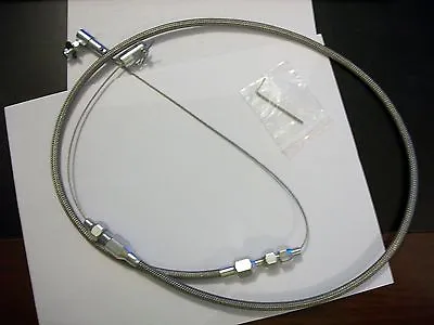 Fmr Universal 24  Inch Throttle Pedal Stainless Steel Cable Kit Hz-6054  • $27.99