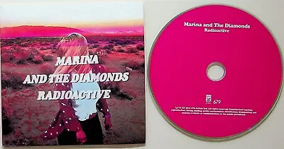 Marina And The Diamonds -Radioactive 1 Track PROMO CD -RARE -From Electra Heart • £29.99