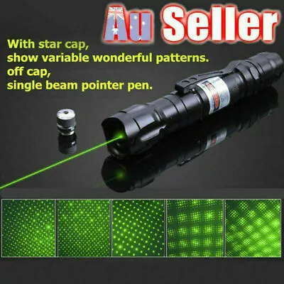 10Miles Green Laser Pointer Star Visible Beam Lazer High Power 532nm Beand New • $17.66
