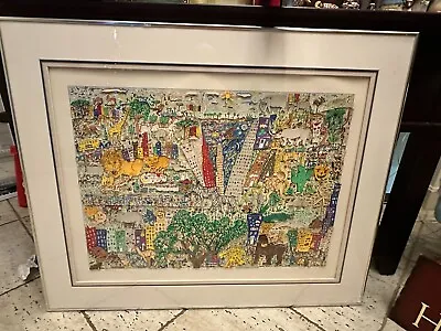 James Rizzi  It's A Jungle Out There  70/150 1986 3D Print Animals Buildings • $2799.99