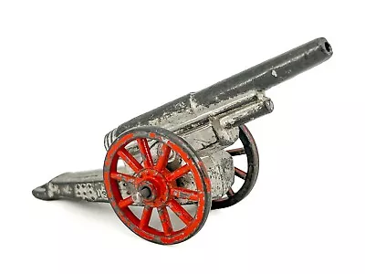 Barclay Manoil Lead Toy Military Cannon Metal Spoke Wheels Dime Store Slush Cast • $23.40