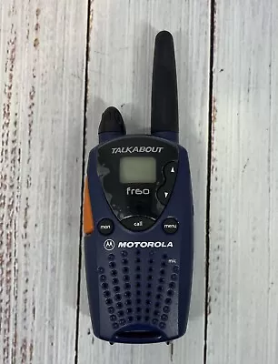 One Motorola TalkAbout FR60 14 Channels 2 Mile Range Two Way Radio Walkie • $12.99